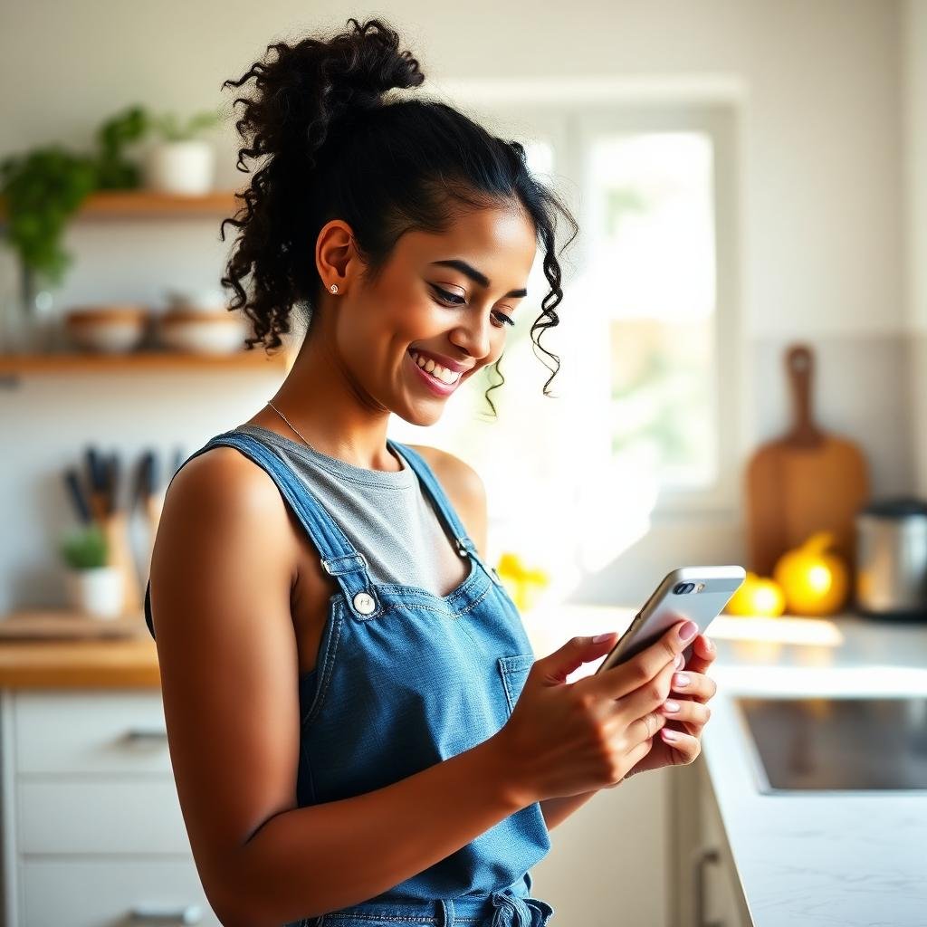 Cliente acompanhando a economia de energia pelo celular